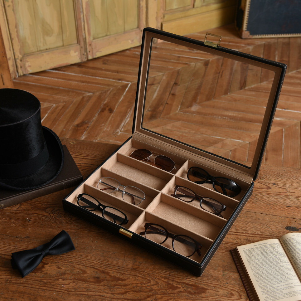 ペルソールメガネコレクションケース 楽天市場】メガネケース 8本収納 コレクションボックス 眼鏡