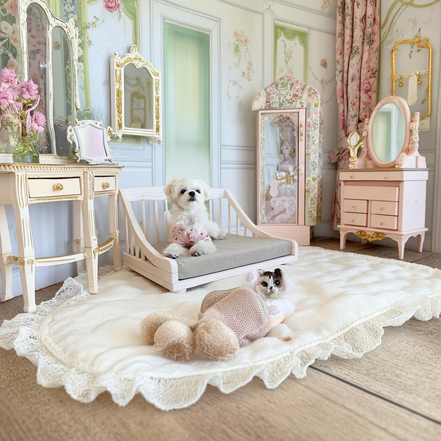 高級 フレンチ ロココ ミニ ソファー 飾り スーパードルフィー 子供 ペット 楽天市場】キッズ ペット ドール チェア ソファ 姫系 ロココ
