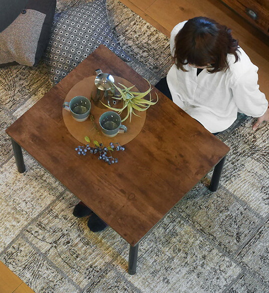 楽天市場】ダイニングコタツ 昇降式 ハイタイプ こたつ 炬燵 高さ調節