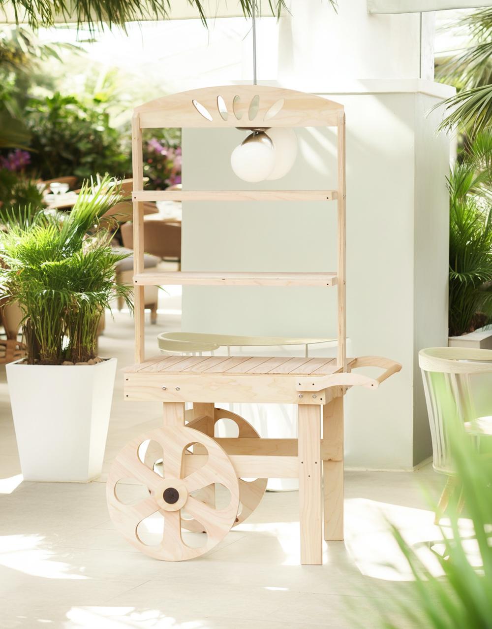 楽天市場】屋台 販売台 平台 ディスプレイショーケース マルシェ