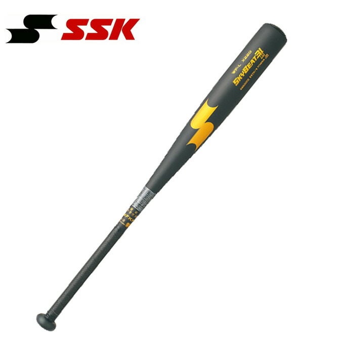 エスエスケイ SSK 野球 中学硬式バット ジュニア スカイビート31K WF-L JH ブラック×ゴールド SBB2002 9038 返品送料無料