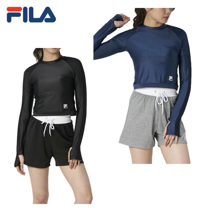 楽天市場 沖縄県内 離島含 3 300円以上送料無料 フィラ Fila 水着 タンキニ レディース ラッシュガードセットモノ 2 703 沖縄 ヒマラヤ 楽天市場店