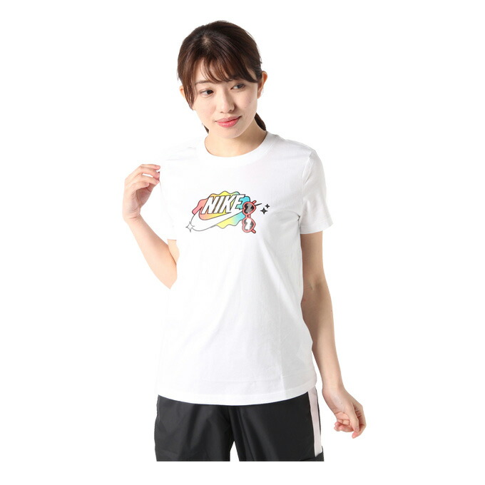 楽天市場 沖縄県内 離島含 3 300円以上送料無料 ナイキ Tシャツ 半袖 レディース ウィメンズ サマー ファン 1 Tシャツ Cu9696 100 Nike 沖縄 ヒマラヤ 楽天市場店