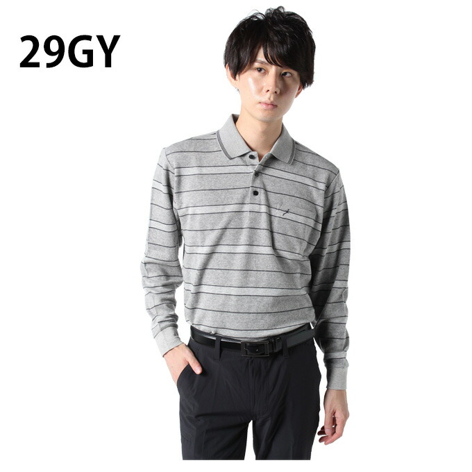 楽天市場 沖縄県内 離島含む 3 300円以上送料無料 アルバトロス Albatross ゴルフウェア ポロシャツ 長袖 メンズ ジャガード ボーダー長袖ポロ 0432 9804 沖縄 ヒマラヤ 楽天市場店
