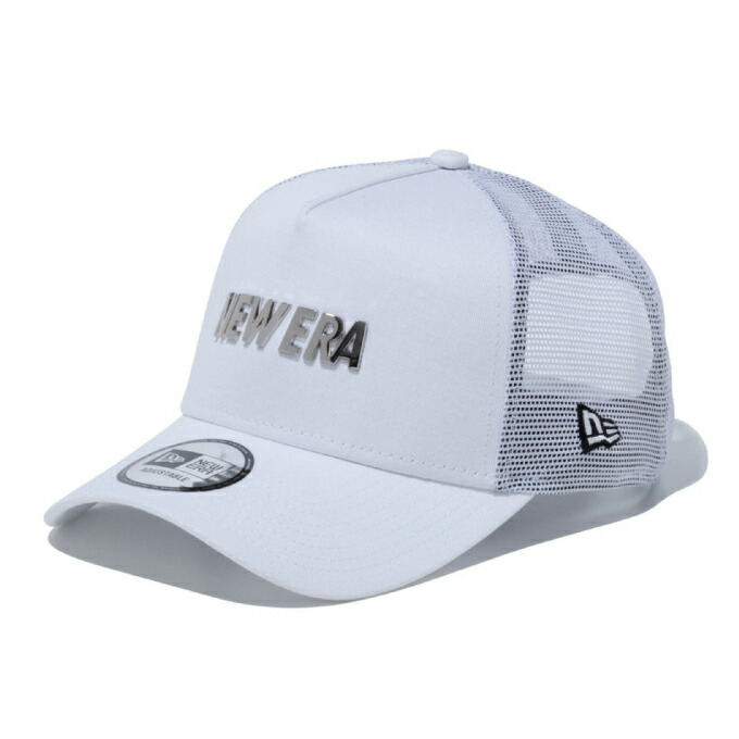 ニューエラ NEW ERA ゴルフ キャップ メンズ 9FORTY A-Frame トラッカー メタルプレート NEW ERA ホワイト 13059244