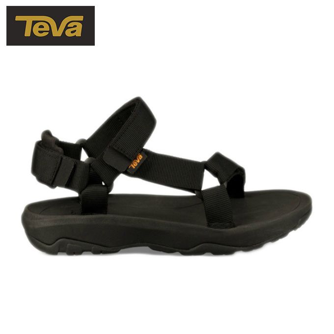 テバ スポーツサンダル ジュニア ハリケーン XLT 2 1019390T TEVA ベイビーサンダル キッズサンダル 子供サンダル オールブラック