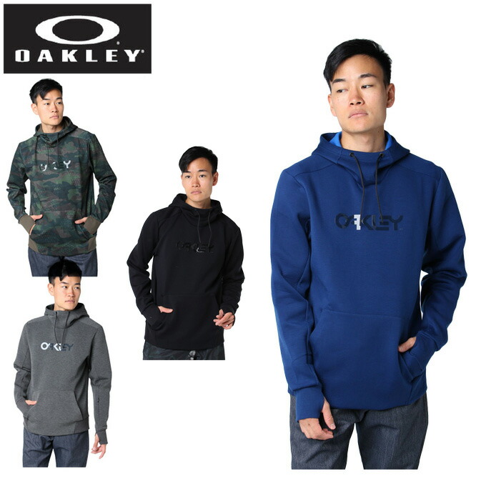 楽天市場 オークリー スノーボード 撥水 パーカー メンズ サムホール付き プルオーバーパーカー フリース フーデッドスキューバフリース スノーボードパーカー インナー フードパーカー Oakley ヒマラヤ楽天市場店