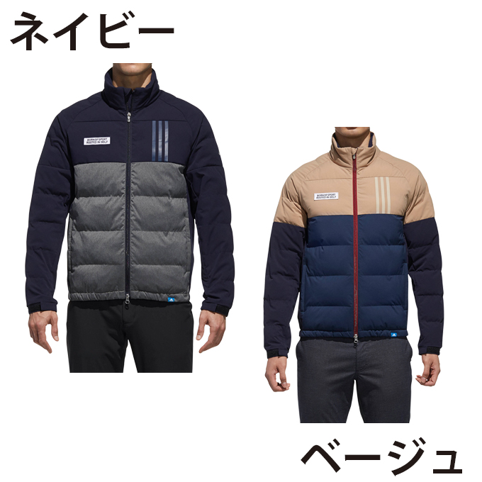 アディダス ゴルフウェア ブルゾン メンズ コールマン カラーブロックサーモジャケット ブルゾン Ccs86 デサント Adidas ヒマラヤ店