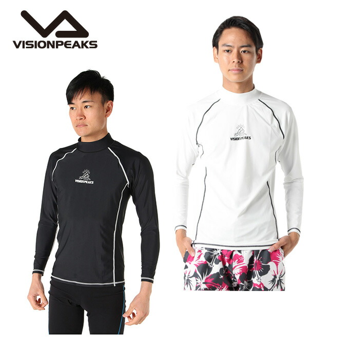 楽天市場 ラッシュガード 長袖 メンズ L S Vpi02 ビジョンピークス Visionpeaks ヒマラヤ楽天市場店