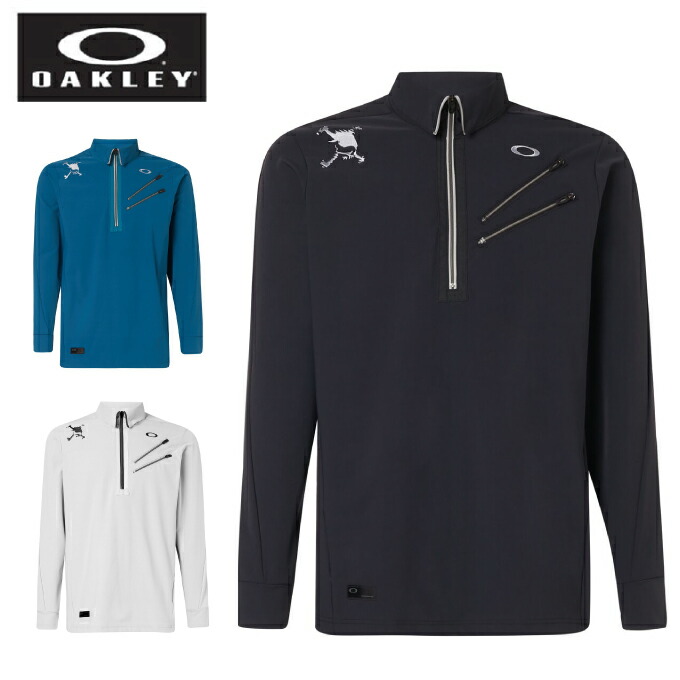 返品不可 ストレッチwoven長袖シャツ オークリー メンズ Oakley ヒマラヤ店 2019年秋冬モデル ユニフレーム 長袖シャツ ゴルフウェア 野球 スキー 国内正規品 434486jp