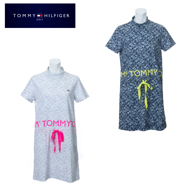 楽天市場 トミーヒルフィガーゴルフ Tommy Hilfiger Golf ゴルフウェア ワンピース レディース モックネック総柄 Thla037 ヒマラヤ楽天市場店