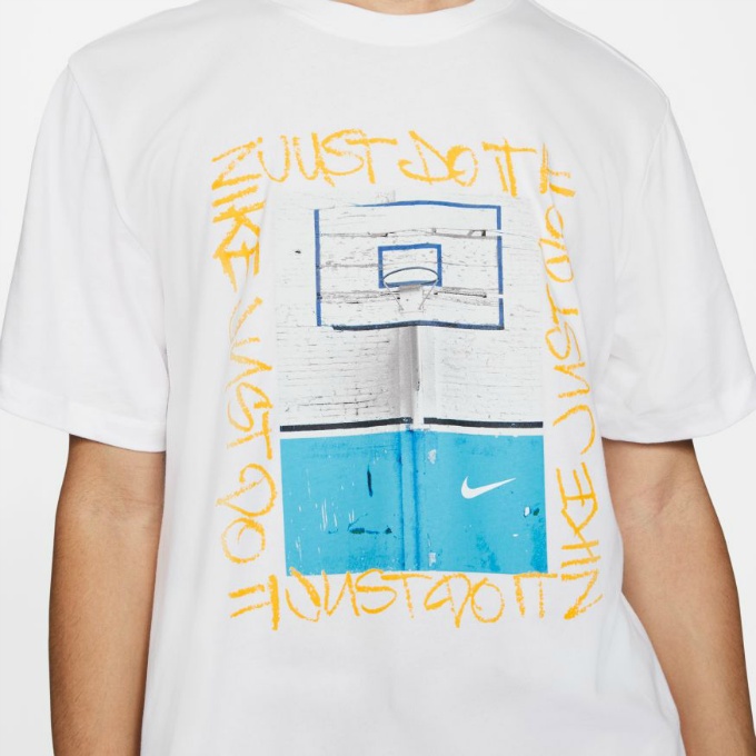 楽天市場 ナイキ バスケットボールウェア 半袖シャツ メンズ フープ フォト Tシャツ Cd12 100 Nike ヒマラヤ楽天市場店