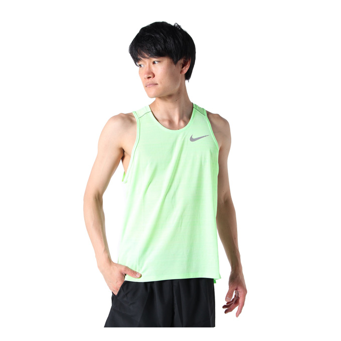 Dri Fit メンズ タンク Tシャツ ノースリーブ Aj7563 376 ランニングウェア Nike マイラー ナイキ