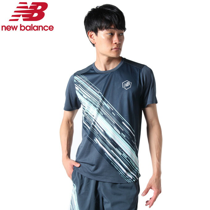 楽天市場 ニューバランス ランニングウェア Tシャツ 半袖 メンズ Hz トレーニング ショートスリーブシャツ Amt Pe New Balance ヒマラヤ楽天市場店