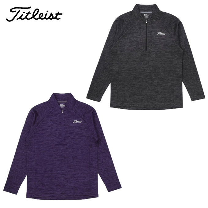 Titleist 対象商品1000円引きクーポン スーパーsale限定 ゴルフウェア ゴルフウェア メンズ タイトリスト タイトリスト ゴルフ ハーフジップシャツ 購入後レビュー記入でクーポンプレゼント中 Twmc09 ヒマラヤ店 ポンチ 長袖シャツ ストレッチ シャツ