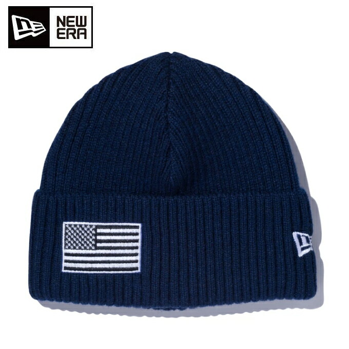 楽天市場 ニューエラ New Era ゴルフ ニット帽 メンズ ミリタリーニット スター ストライプ ネイビー ヒマラヤ楽天市場店