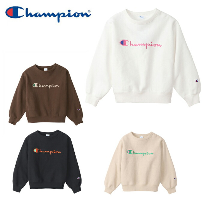 激安ブランド チャンピオン Champion スウェットトレーナー レディース ウィメンズ リバースウィーブクルーネックスウェットシャツ Cw S008w 人気特価激安 Www Nripost Com
