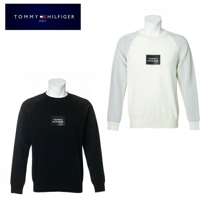 楽天市場 トミーヒルフィガーゴルフ Tommy Hilfiger Golf ゴルフウェア セーター メンズ モノクロームクルーネックニット Thma094 ヒマラヤ楽天市場店