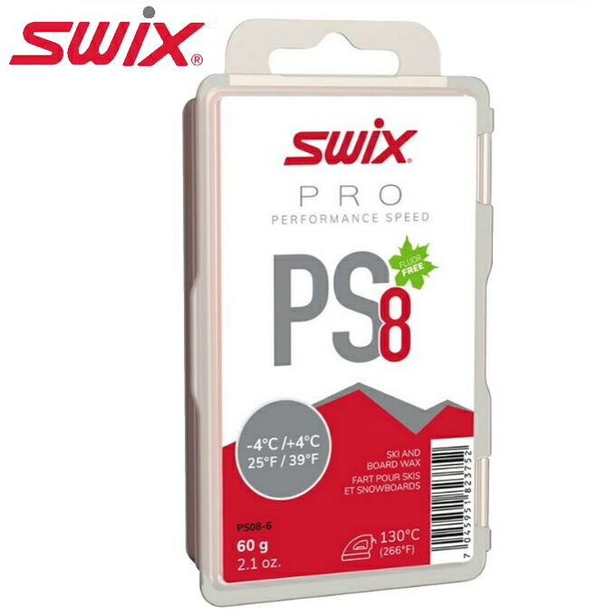 楽天市場】スウィックス ワックス CH8 レッド スキー ボード