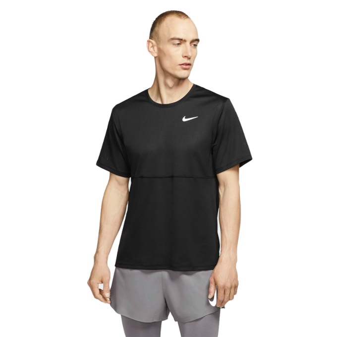 楽天市場 ナイキ ランニングウェア Tシャツ 半袖 メンズ ブリーズ ランニング トップス Cj5333 010 Nike ヒマラヤ楽天市場店