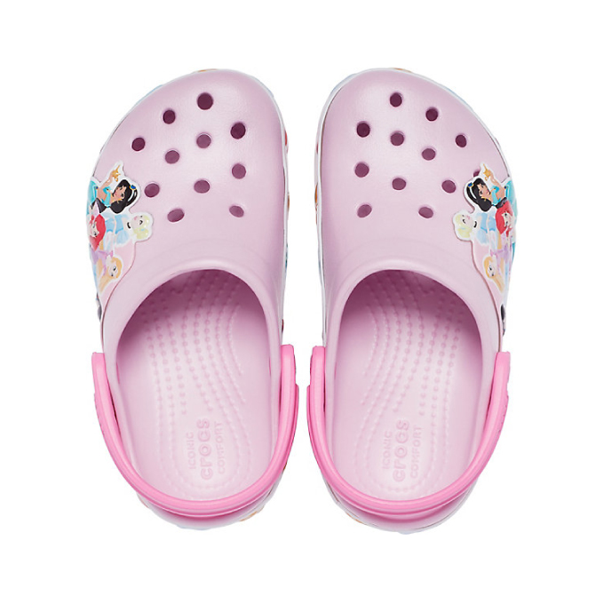 クロックス クロックサンダル ジュニア ファン ラブ ディズニープリンセス ライツ クロッグ キッズ 7076 6gd Crocs septicin Com