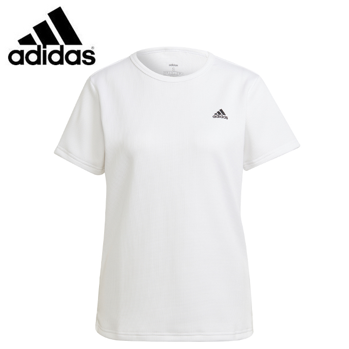 アディダス Tシャツ 半袖 レディース MH ワッフルTシャツ GQ0612 AT610 adidas 【66%OFF!】