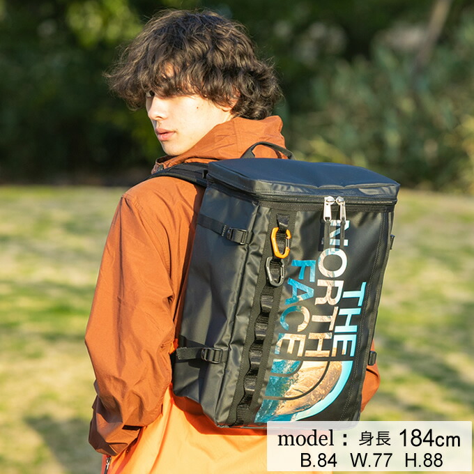 ノースフェイス リュックサック 30L メンズ レディース ノベルティBCヒューズボックス NM81939 YT THE NORTH FACE  バックパック バッグ 大容量 スクエアバッグ スクエア型