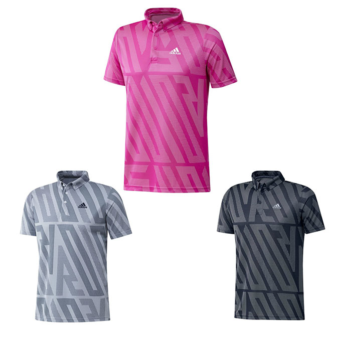 開梱 設置 無料 の 21年春夏モデル ゴルフウェア メンズ ポロシャツ 21年春夏モデル 半袖 Adidas 半袖ボタンダウンシャツ メンズウェア ヒマラヤ店 アディダス ジャカード 21年春夏モデル メンズ 購入後レビュー記入でクーポンプレゼント中