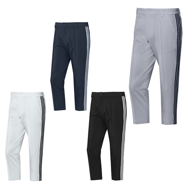 楽天市場 アディダス Adidas ゴルフウェア メンズ Ex ストレッチアクティブスリーストライプス クロップドパンツ 21年春夏 モデル ヒマラヤ楽天市場店