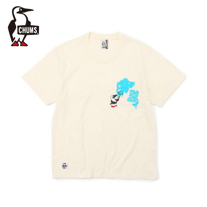 楽天市場 チャムス Chums Tシャツ 半袖 レディース ブービーペインティングポケットtシャツ Booby Painting Pocket T Shirt Ch11 1860 Natural ヒマラヤ楽天市場店