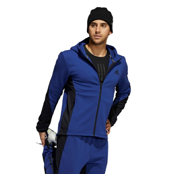 正規 アディダス パーカー フルジップフーディー H パーカー メンズウェア Cold メンズ ブルー スウェット Adidas 購入後レビュー記入でクーポンプレゼント中 Rdy H Koh38 スウェットジャケット スウェットパーカー ヒマラヤ店 激安通販の新品送無