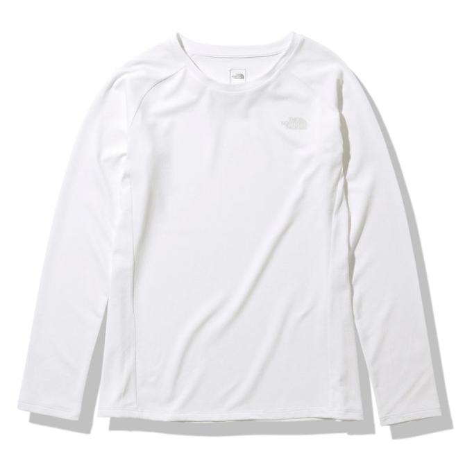 ノースフェイス ランニングウェア Tシャツ 長袖 レディース ロングスリーブgtdメランジクルー Ntw196 Wt The North Face Nxtdwell Com