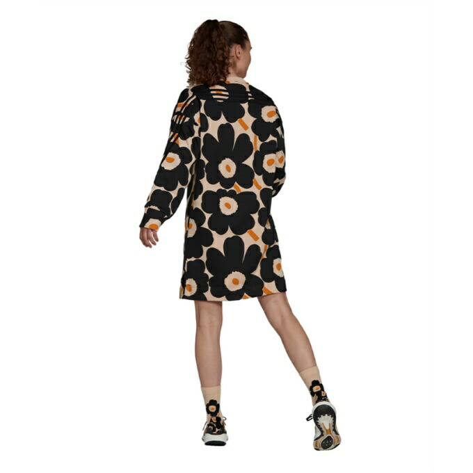 世界有名な最新のデザイン アディダス 購入後レビュー記入でクーポンプレゼント中 長袖 H ワンピース スウェット ワンピース ワンピース H スポーツウェア レディース マリメッコ フリースワンピース Kmg54 Adidas 大きな割引