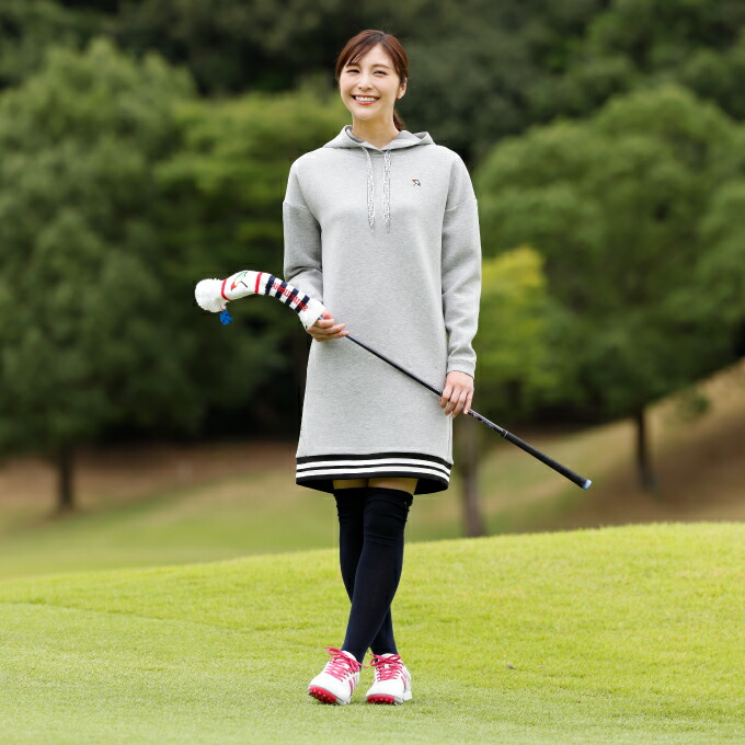 時限度客体商品500円形クーポン印行まん中 アーノルドパーマー Arnold Palmer ゴルフ洋服 衣装 レディース スウェットワンピース Ap2412k01 Suna Es