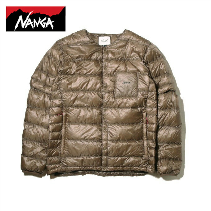 ナンガ Nanga ダウンジャケット メンズ インナーダウンカーディガンデタッチャブルスリーブ Inner Down Cardigan Detachable Sleeve N1id Mocha Fitzfishponds Com