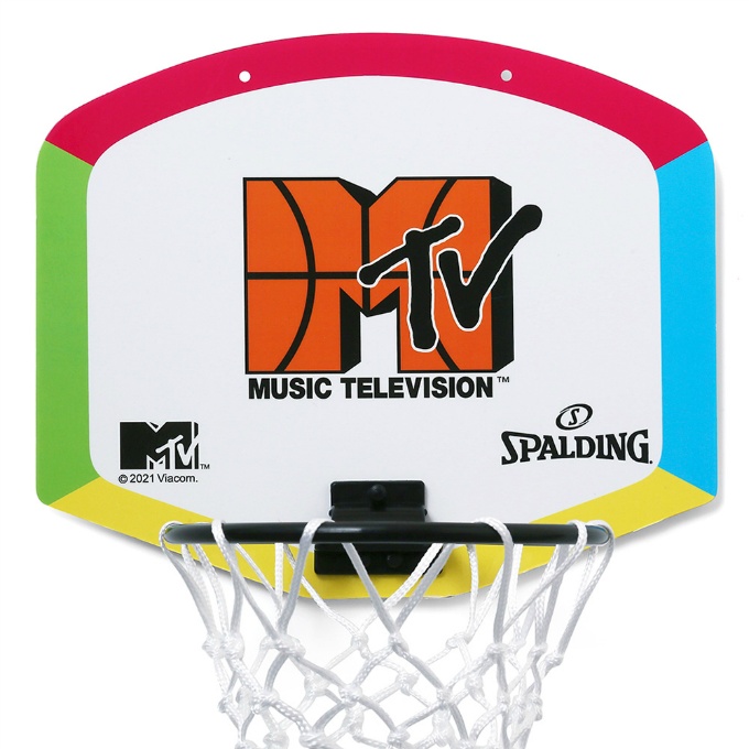 再入荷/予約販売! スポルディング SPALDING バスケットゴール 室内 マイクロミニ MTVバスケットボール 79-021J  abamedyc.com
