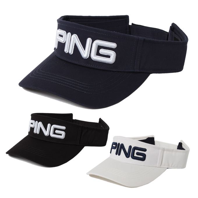 ping♢ピン♢レディースサンバイザー♢ネイビー＆ピンクセット♢サイズ