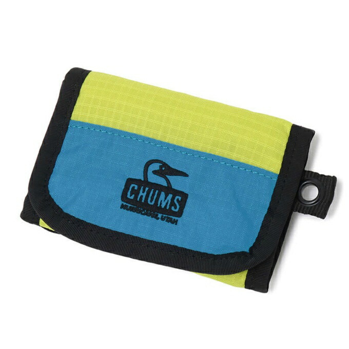 チャムス CHUMS 財布 メンズ レディース スプリングデールトリフォルドウォレット CH60-3169 LIME CRAZY