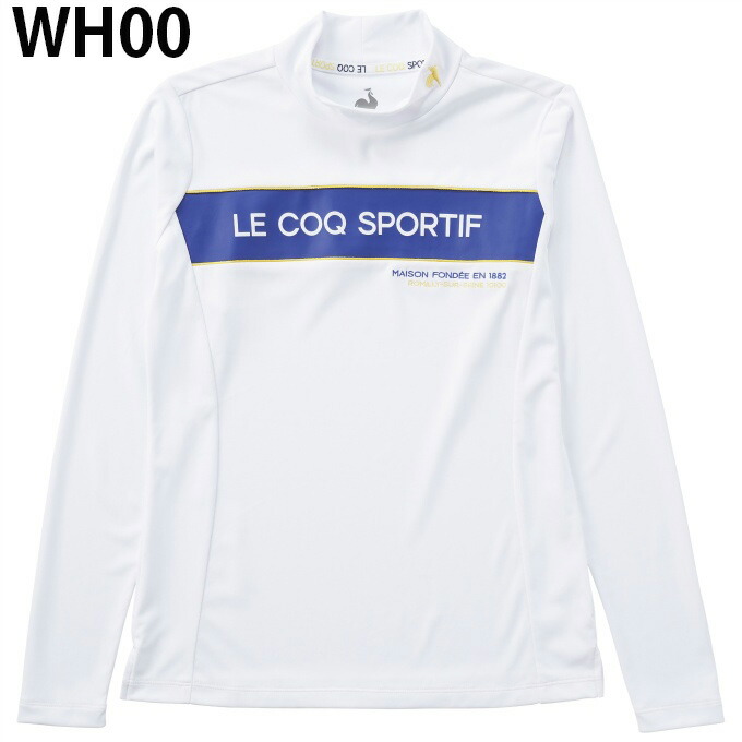 ルコックスポルティフ le coq sportif ゴルフウェア 長袖シャツ レディース ロゴハイネック QGWUJB02 人気メーカー・ブランド