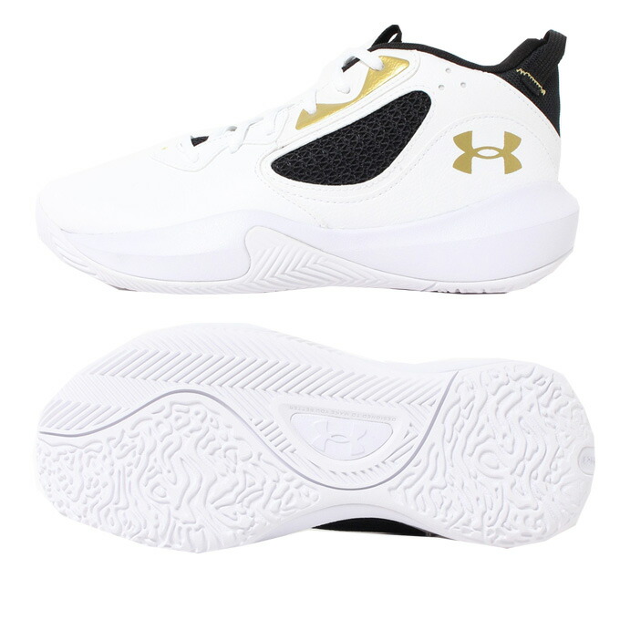 アンダーアーマー バスケットシューズ ジュニア UA GS Lockdown 6 SYN 3026538-100 UNDER ARMOUR  最大71％オフ！