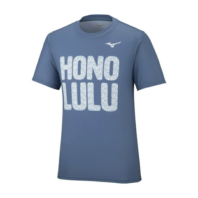 【楽天市場】ミズノ ランニングウェア Tシャツ 半袖 メンズ ホノルルマラソン記念Tシャツ オーロラ J2MA2Y7022 MIZUNO