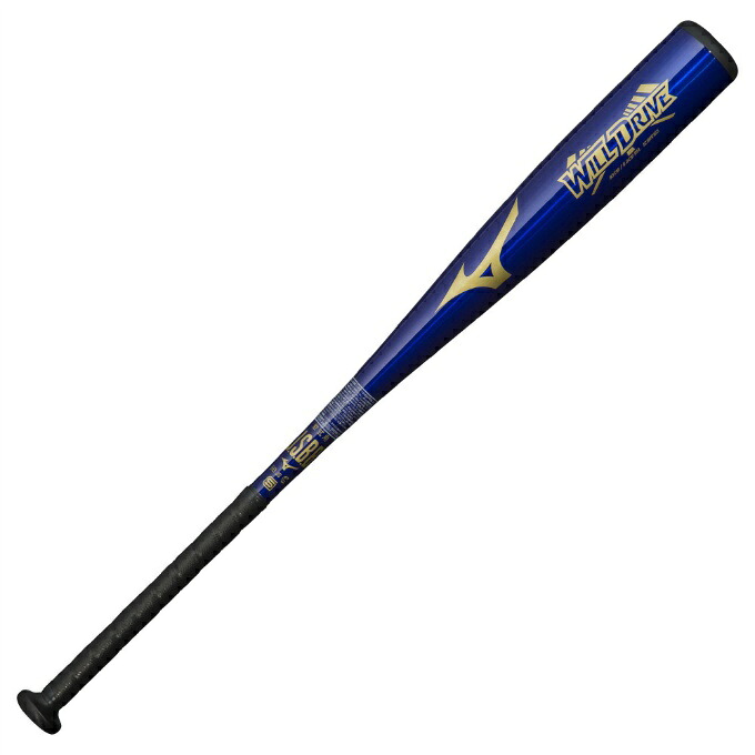 ミズノ 野球 一般軟式バット メンズ 金属製 ウィルドライブ ブルー 1CJMR16583 MIZUNO