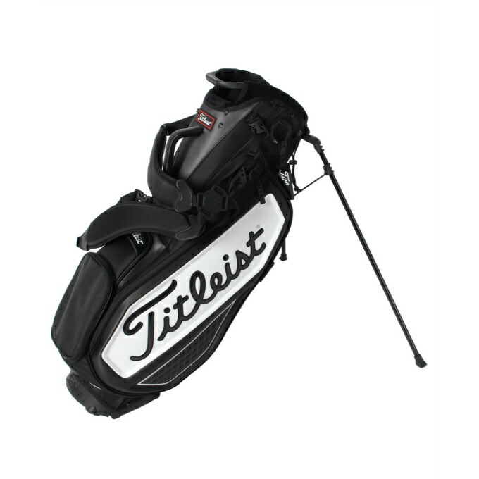 Titleist キャディバッグ ホワイト/ブラック Titleist 新作 2025年モデル タイトリスト メンズ
