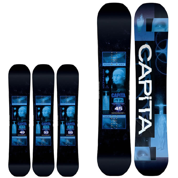 キャピタ スノーボード 板 メンズ パスファインダー PATHFINDER オールラウンド 2023-2024 CAPITA スノーボード スノボ ハイブリットキャンパー 単品