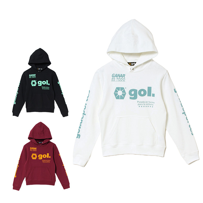 【条件達成で最大10万ポイント獲得のチャンス！4/20～4/30】ゴル gol 中綿ジャケット ジュニア フーディー LOGOS G394-929J