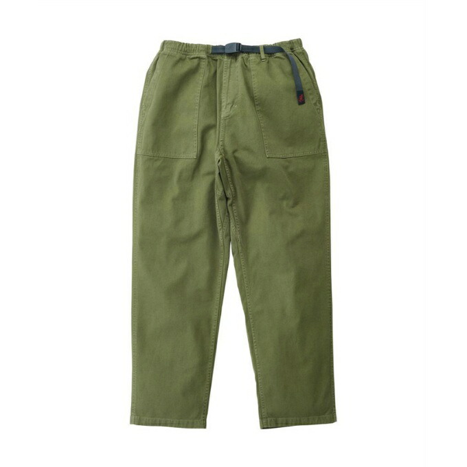 グラミチ Gramicci ロングパンツ メンズ LOOSE TAPERED RIDGE PANT G114-OGT OLIVE