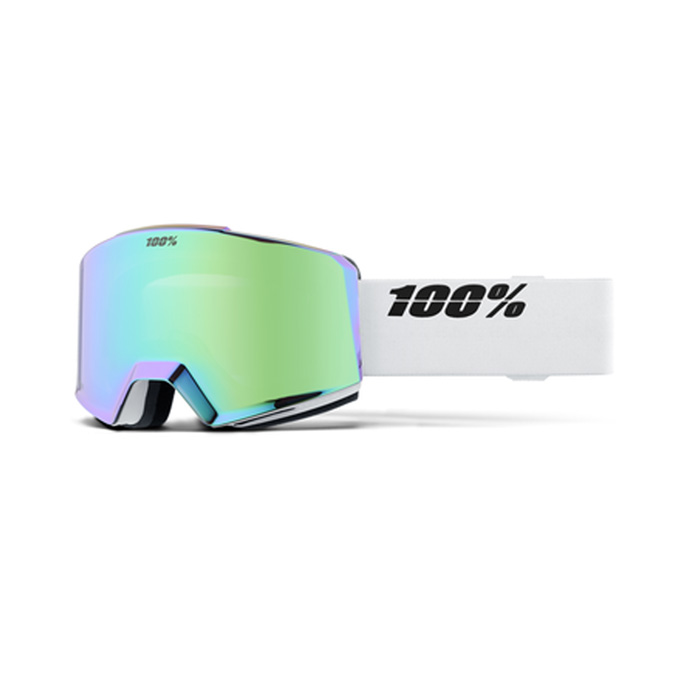 ワンハンドレッド 100％ スキー スノーボードゴーグル メンズ メンズ NORG Goggle Norg WH/GR画像