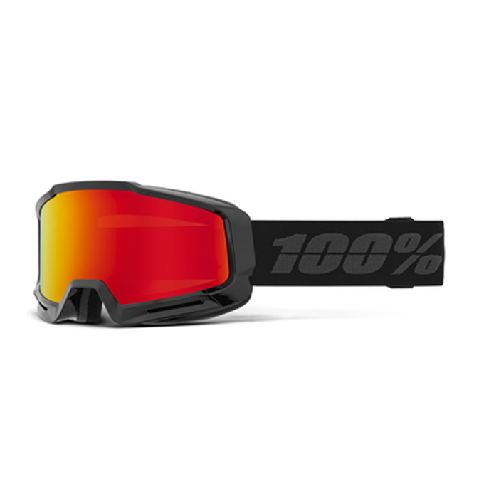 ワンハンドレッド 100％ スキー スノーボードゴーグル メンズ メンズ OKAN Goggle Okan BK RED画像