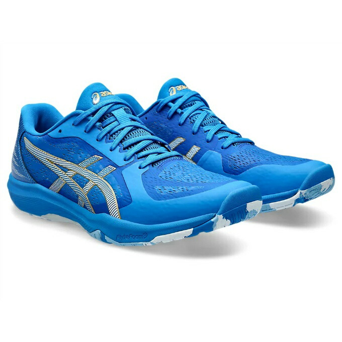 ASICS ハイカットシューズ 青 ASICS Table Tennis shoes DYNAFEATHER Directoire Blue 1073A064 400