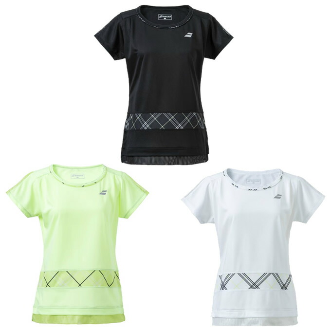 バボラ Babolat テニスウェア バドミントンウェア ゲームシャツ レディース PURE SHORT SLEEVE SHIRT BWG4328 6,826円